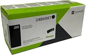 Lexmark 24b6887 m3250 xm3250 Toner Cartridge (Black) In Retail Packaging