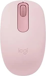 Logitech M196 Bluetooth Wireless Mouse, Compact And Portable Mouse For Laptops, Tablets And More, 12-Month Battery, Smooth Tracking, Compatible With PC And Mac, Windows And Macos - Rose