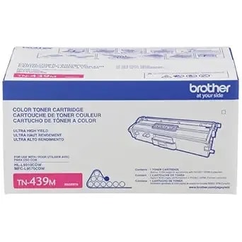 Brother Tn-439m Hl-l9310 Mfc-l9570 Toner Cartridge (Magenta) In Retail Packaging