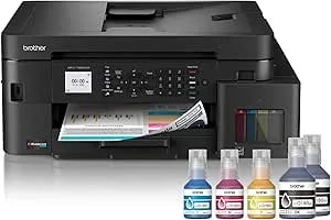 Brother Inkvestment Tank 980 Wireless And Ethernet Color Inkjet All-In-One Printer With Multipurpose Tray - Includes Up To 3 Years Of Ink In-Box(1) And Limited Warranty(2) (MFC-T980DW)