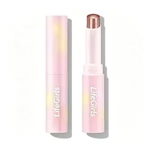 Crystal Jelly Glaze Stick Eye Shadow Stick Eyeliner Brightener Pencil Crayon With Brush Easy To Blend Long Lasting Shimmer Eyeshadow