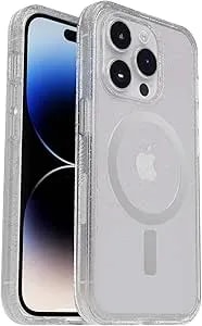 Otterbox Symmetry Series Series+ Antimicrobial Case With Magsafe For Iphone 14 Pro (Only) - Non-Retail Packaging - Stardust Clear/Glitter