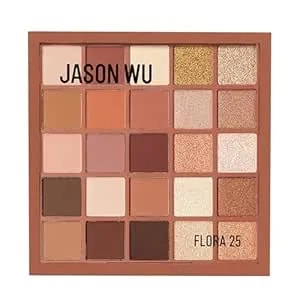 Jason Wu Flora 25 Eye Shadow Pallete - Earth Angel 25 Pigmented, Buildable, Blendable Color Pallete - 0.5 Oz (16.25 G)
