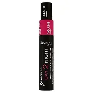 Rimmel Glam'Eyes Day 2 Night Mascara, Black, 0.32 Fluid Ounce