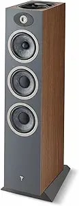 Focal Theva N°3-D - Dolby Atmos® Compatible 3-Way Floorstanding Loudspeakers With 6.5-Inch Drivers, Sold Individually, Dark Wood - fthevan3dw-D