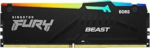 Kingston Fury Beast Rgb 64gb 5600mt/S ddr5 cl36 Desktop Memory - Amd Expo - kf556c36bbea-64
