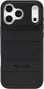 Pelican Protector Iphone 17 Pro Max Case [Compatible With Magsafe] Rugged Magnetic Phone Case With 16ft Military-Grade Drop Protection - Heavy Duty Phone Cover For Iphone 17 Pro Max- Black