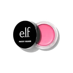 E.L.F. Putty Blush, Creamy & High-Pigment Formula For A Natural Glow, Delivers A Semi-Matte & Powder Finish, Vegan & Cruelty-Free, Bora Bora