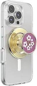 Popsockets Phone Grip For Magsafe, Magnetic Holder, Phone Stand, Flower - Floral Mauve