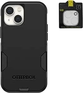 Otterbox Commuter Series Case For Iphone 13 Mini With Camera Lens Protector - Non-Retail Packaging - Black