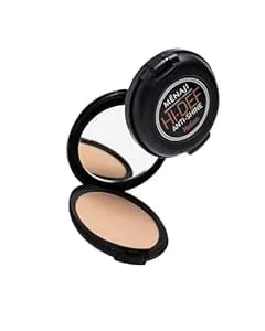 MëNaji Anti-Shine Powder (Hdpv) - Anti-Shine Face Make-Up For Men - Natural Looking Makeup - Mens Cosmetics - Medium