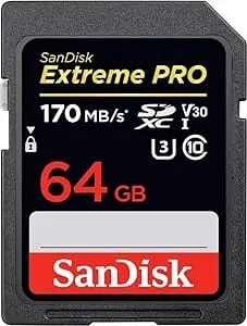 [Older Version] Sandisk 64gb Extreme Pro Sdxc Uhs-I Card - c10, u3, v30, 4k Uhd, Sd Card - Sdsdxxy-064g-gn4in