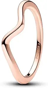 Pandora Polished Wave Ring 183095c00-52
