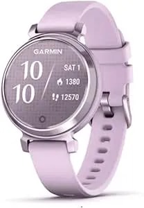 Garmin Lily 2, Small And Stylish Smartwatch, Hidden Display, Patterned Lens, Up To 5 Days Battery Life, Lilac