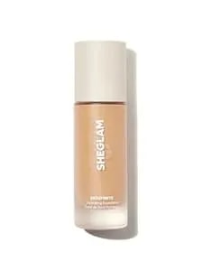 Sheglam Skinfinite Hydrating Foundation Flawless Dewy Foundation Hydrating Coverage Invisible Pore Concealer Pore-Less Non-Greasy Lightweight Natural Soft Liquid Foundation-Warm Vanilla