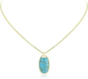 Montana West X Wrangler Western Pendant Necklace For Women 14k Gold Silver Statement Turquoise Cowgirl Vintage Trendy Fashion Jewelry