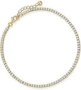 Ross-Simons 2.70 Ct. T.W. Cz Tennis Anklet
