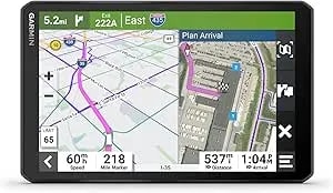 Garmin Dezl otr810, Large 8' Gps Navigator, Custom Truck Routing, High-Res Birdseye Satellite Imagery, Truck & Trailer Services Directory, Black