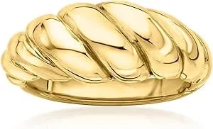 Ross-Simons Italian 14kt Yellow Gold Shrimp Ring