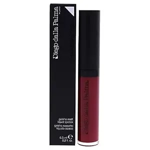 Diego Dalla Palma Makeupstudio Geisha Matt Liquid Lipstick - Incredibly Creamy Texture - Non-Dusty Matte Finish - Soft And Luscious Lips - Hyper-Velvety And Intense Color - 12 Nippon Red - 0.2 Oz