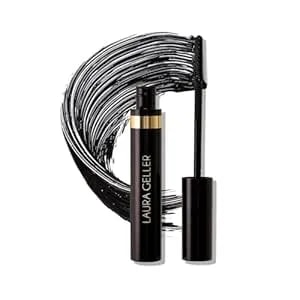Laura Geller New York Kajal Longwear Mascara – Black – Volumizing, Lengthening, & Defining Mascara - Smudge‑Proof & Flake‑Proof Wear, Buildable Formula