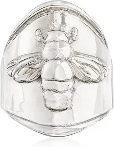 Ross-Simons Italian Sterling Silver Bumblebee Ring