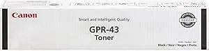 Canon Gpr-43 Toner Cartridge, Black - In Retail Packaging (gpr43)