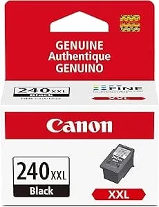 Canon PG-240 XXL Genuine Black Ink Cartridge, Compatible With MG2120/3120/4120, MX512/432/472/372/392/522/532/452, MG2220/3220/4220/3520/3620, TS5120