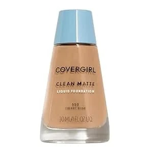 Covergirl Clean Oil Control Liquid Makeup, Creamy Beige 550, 1.0 Ounce Bottle