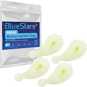 Bluestars 4 Packs 80040 Washer Agitator Dogs - Heavy Duty - Compatible With Whirlpool & Kenmore Washers - Replaces 285612 285770 3366877 387091 80040vp ap3119063 ea388034 er80040 lp338 ps388034