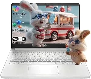 Hp Stream 14" Laptop, Hd Brightview, Intel Celeron n150 (>n4120), 4gb Ram, 128gb Ufs, Microsoft 365 With 1tb Cloud Storage, Windows 11 S, Usb-C, Wifi, 720p Webcam, With 5ave Accessories, Silver