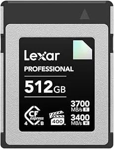 Lexar Diamond Series Professional 512gb Cfexpress 4.0 Type-B Memory Card