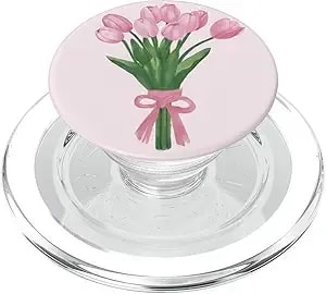 Popsockets Floral Phone Grip & Stand – Tulip Bouquet Popsockets Popgrip For Magsafe