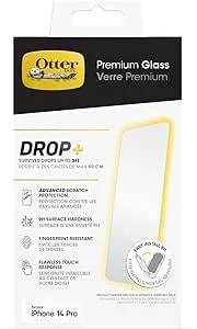 Otterbox Iphone 14 Pro Premium Glass, Scratch Protection, Flawless Touch Response, Fingerprint Resistant, Easy Installation (Ships In Polybag)