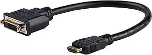 Startech.Com Hdmi Male To Dvi Female Adapter - 8in - 1080p Dvi-D Gender Changer Cable (hddvimf8in)