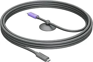 Logitech Active Usb Cable - Single-Cable Byod Connection With Meetup 2 - Video Conferencing Accessory For Small Rooms - 5 Meter