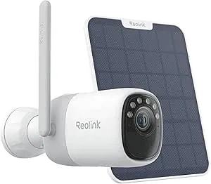Reolink Altas 2K Solar Camera Outdoor Wireless, Pre-Record Cameras For Home Security, 540 Days Battery Life, F1.0 Colorx Night Vision, Wi-Fi 6, AI Detection, Home Hub Compatible, No Subscription