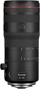 Canon rf24-105mm f2.8 L Usm Z Standard Zoom Lens, Mirrorless, Full-Frame Coverage, Close-Focusing, Outstanding Handling, For Events, Photojournalism, Portraiture, Studio Work & Video Creation, Black