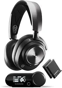 Steelseries Arctis Nova Pro Wireless Multi-System Gaming Headset - Premium Hi-Fi Drivers - Active Noise Cancellation - Infinity Power System - Clearcast Gen 2 Mic - ps5, ps4, Pc, Switch, Mobile