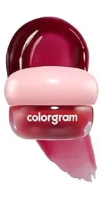Colorgram Tintin Dory Lip Jam 08 Plum - Tinted Lip Jam, Hydrating & Plumping Lip Gloss With Lightweight, Non-Sticky Formula - Clear Radiance & Semi-Transparent Color