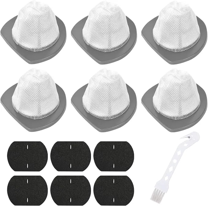 2033 Replacement Filter Compatible With Bissell 2033 Series Vacuum Cleaner - For Featherweight Stick Lightweight Bagless 20331, 20333, 20334, 20336, 20339, 2033m,6 Mesh&6 Foam Filter,Replace No.#1611508