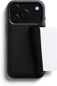 Bellroy Phone Case – 3 Card For Iphone 17 Pro (Leather Iphone Case, Phone Wallet) - Black