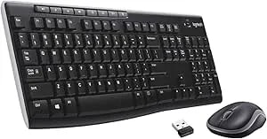 Logitech Wireless Combo mk270, Compatible Devices-Personal Computer,4 Pack