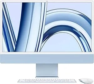 Apple 2023 Imac With Apple m3 Chip (24-Inch, 8gb Ram, 512gb Ssd Storage) (Qwerty English) Blue (Renewed)