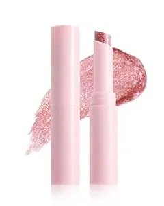 Multi-Use Jelly Eyeshadow Stick,2-In-1 Pearl Pink Shimmer Eyeshadow Highlighter Stick, Eye Glitter Sticks, Long Lasting Easy To Use And Blend Facial Makeup For Eye And Face, Gift For Women 05