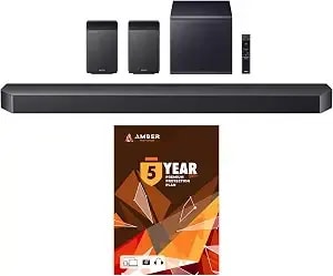 Samsung Hw-q990f Q Series Soundbar 11.1.4 Ch Subwoofer With Rear Speaker With 5 Year Amber Protection Plan (2025)
