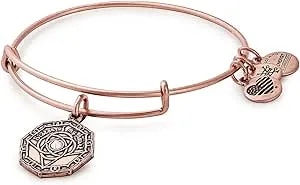 Alex And Ani Women'S Bridesmaid Bangle Bracelet, Rafaelian Antique Rose