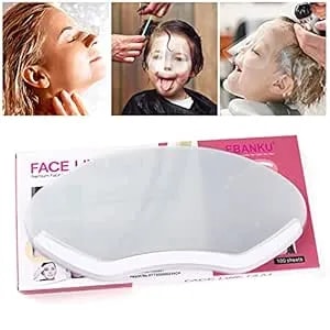 100 Pcs Microblading Makeup Shower Face Shields Visors, Disposable Face Shields Masks For Hairspray Salon Supplies And Eyelash Extensions Eye Eyelid Surgery Aftercare