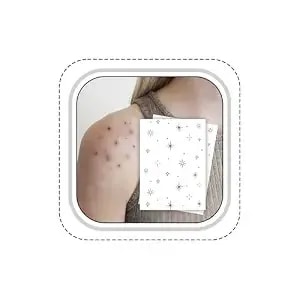 2 Pcs Temporary Tattoos, 2-Layer Tattoo Kit With Realistic Body Stickers, Temp Tattoos For Adults Lasting 7-15 Days For Men & Women