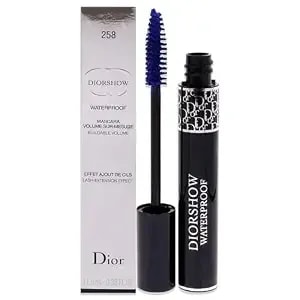 Christian Dior Show Waterproof Backstage Makeup Mascara, No. 258 Catwalk Blue, 0.38 Ounce